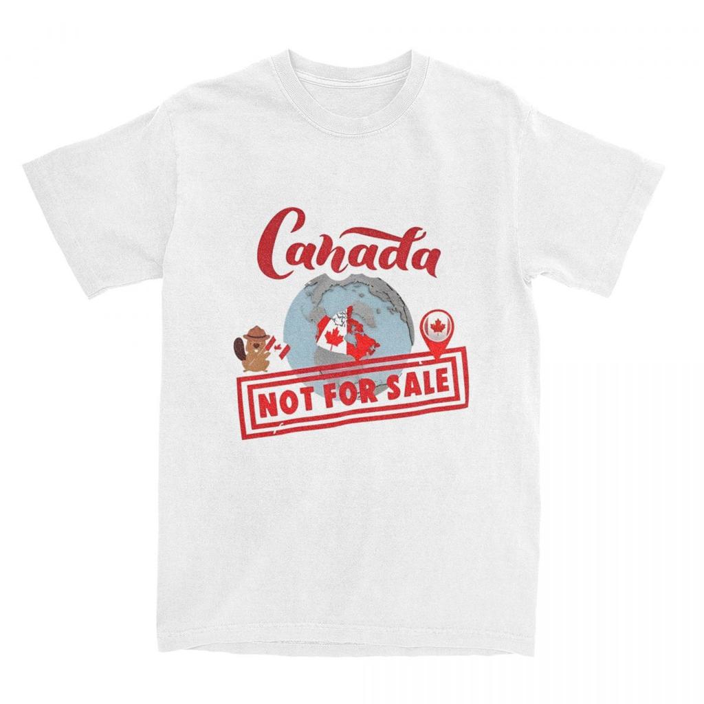 CANADA IS NOT FOR SALE T-Shirt Harajuku T-Shirts Short Sleeve Y2K Funny Tshirt Summer Cotton O-Neck Plus Size 5XL Tees