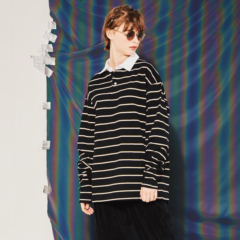 NOT Oversized Rugby Shirts (Black)