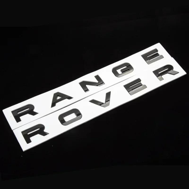 Lettere Logo 3D in ABS Emblema per Cofano Auto Adesivo per Cofano Per Range Rover Emblema L320 L322 L405 L494 Vouge Discovery Evoque Accessori