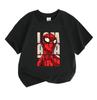 Kids Boys Girls 100% Cotton Crew Neck Short Sleeve T-Shirt, Cool Super Hero Amazing Letter Print Casual Soft Tees for Daily Wear Summer Holiday Activi