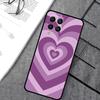 Purple Brown Pink Blue Heart Case For Samsung Galaxy M15 M11 M12 M13 M14 M06 M16 M36 M56 M31 M53 M32 M52 M35 M55 M34 M54
