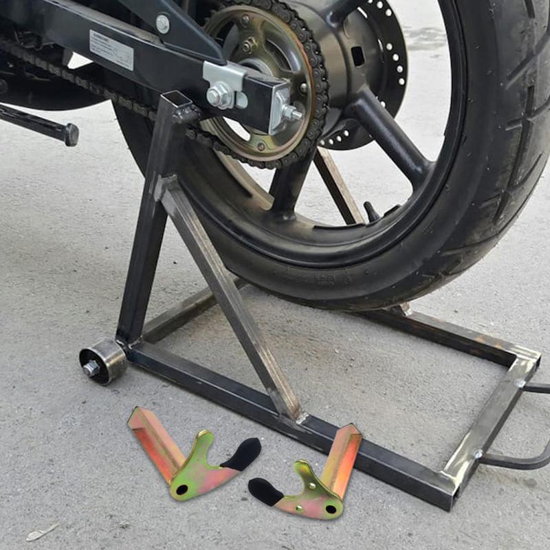 Motorcycle Rear Stand 2pcs Heavy Duty Motorcycle Stand Attachment Swingarm Spool Lift Stand Motorcycle Paddock Stand Hooks
