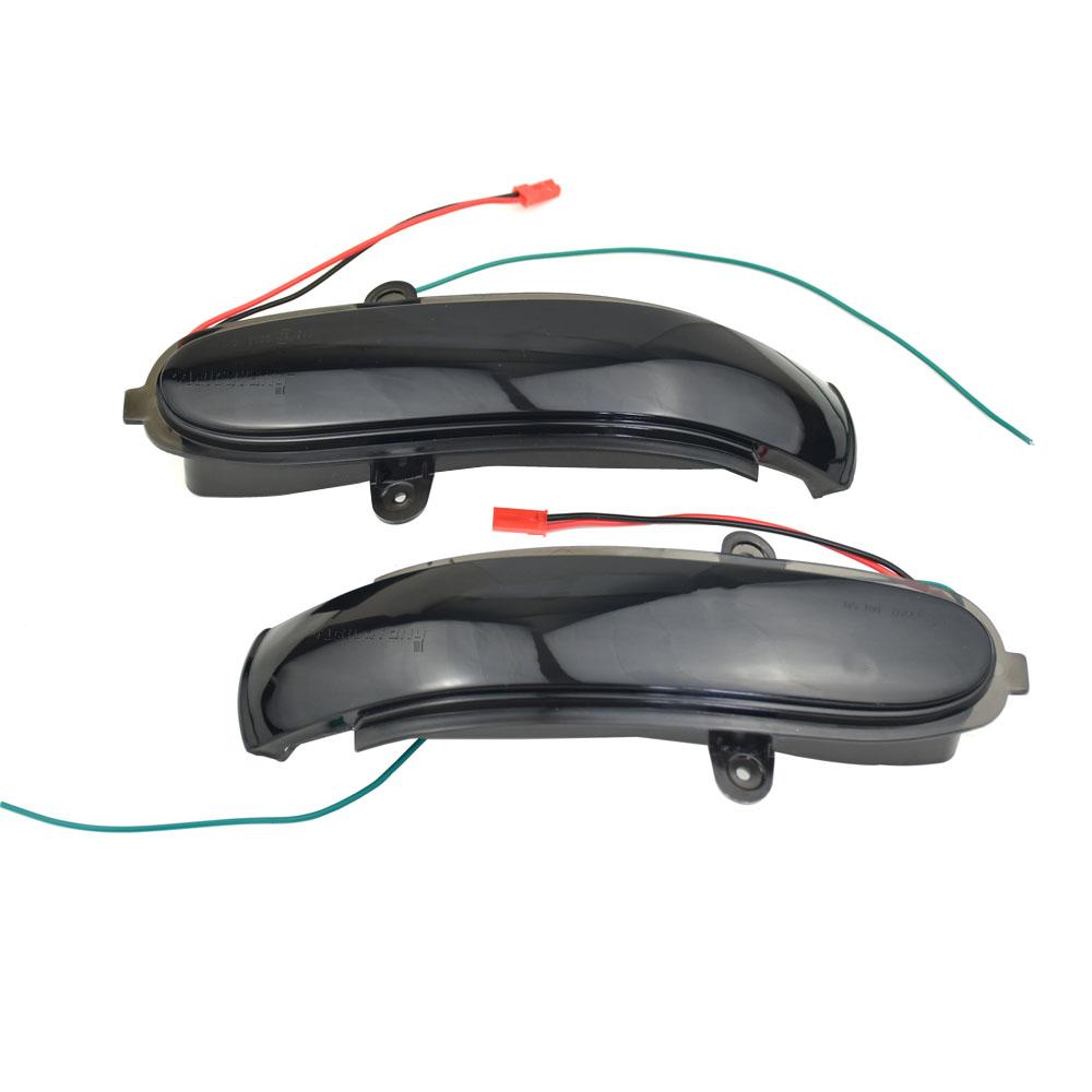 2dílné LED dynamické sekvenční směrové světlo na boční zrcátko pro Mercedes Benz C Class W203 S203 CL203 2001-2007