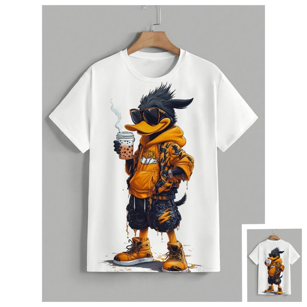 Ležérní tričko s krátkým rukávem, s potiskem, módní, nadměrné, 3D vzor, pro muže, pohodlné, letní, s kulatým výstřihem