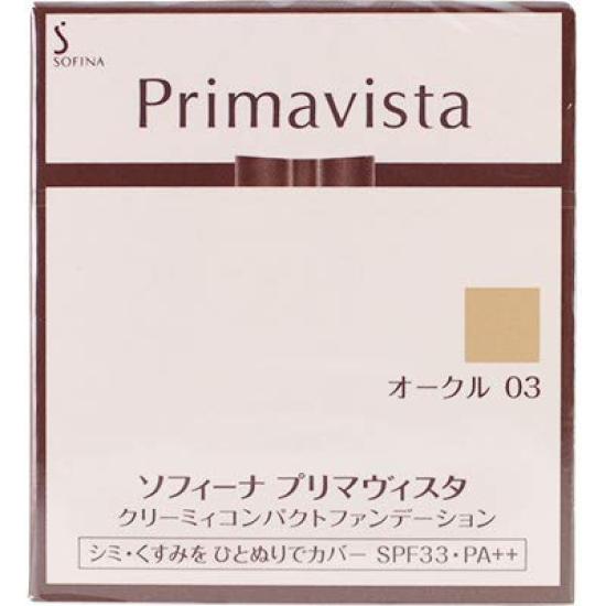 

Kao SOFINA Primavista Creamy Compact Foundation #Ochre 03 Refill [Used]