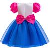 Bambole Gabby Travestimento Casa delle Bambole Cartone Animato Gioco di Ruolo Set da 2 Pezzi Vestiti in Tulle a Righe Gioco per Bambini Tema Festa Abito