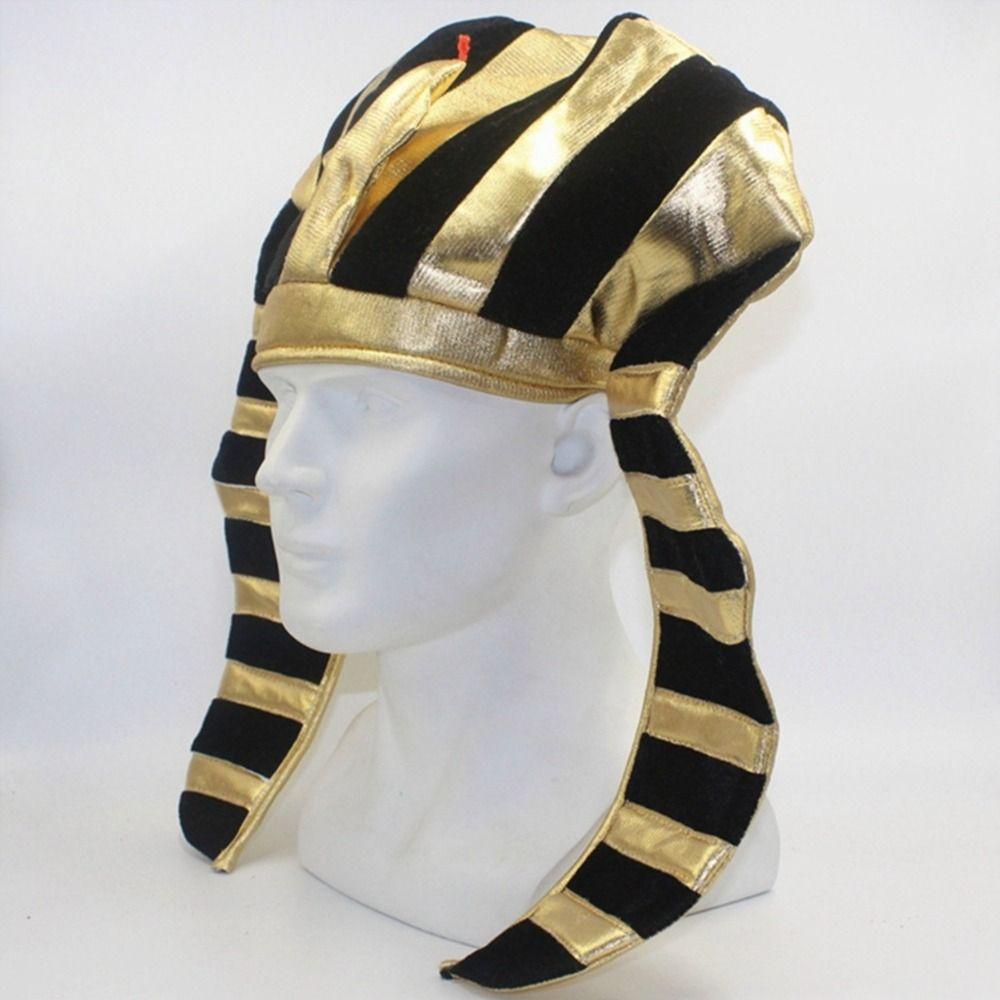 Halloween Party Decorations Egyptian King Hat Snake Head Halloween Pharaoh Hat Personality   Men