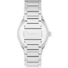 Timex Mens Q Continental Day Date 39mm Watch - Stainless Steel Bracelet Blue Dial Case