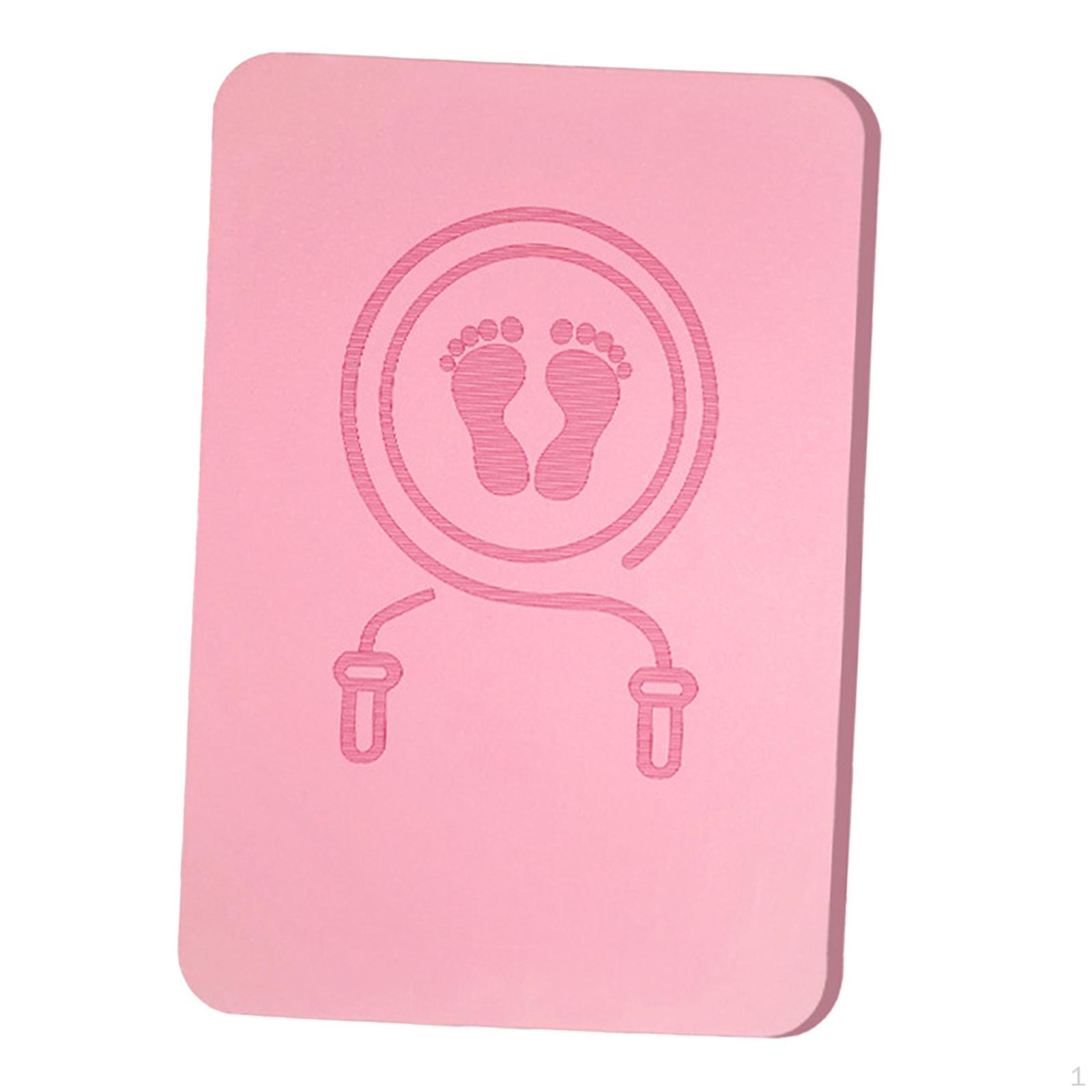 

Коврик для скакалки для помещений для медленного бега, фитнеса, толщиной 2 см, для домашнего спортзала, спортивный, двусторонний, нескользящий