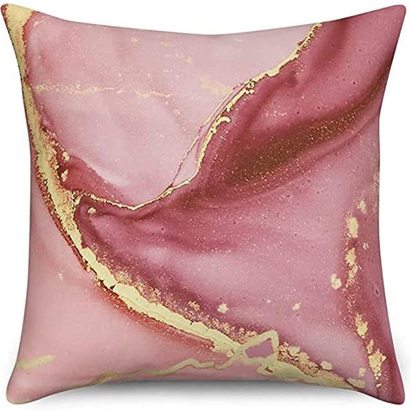 New Summer Hot-selling Light Luxury Series Simple Marble Sofa Bedside Cushion Pillow Cover