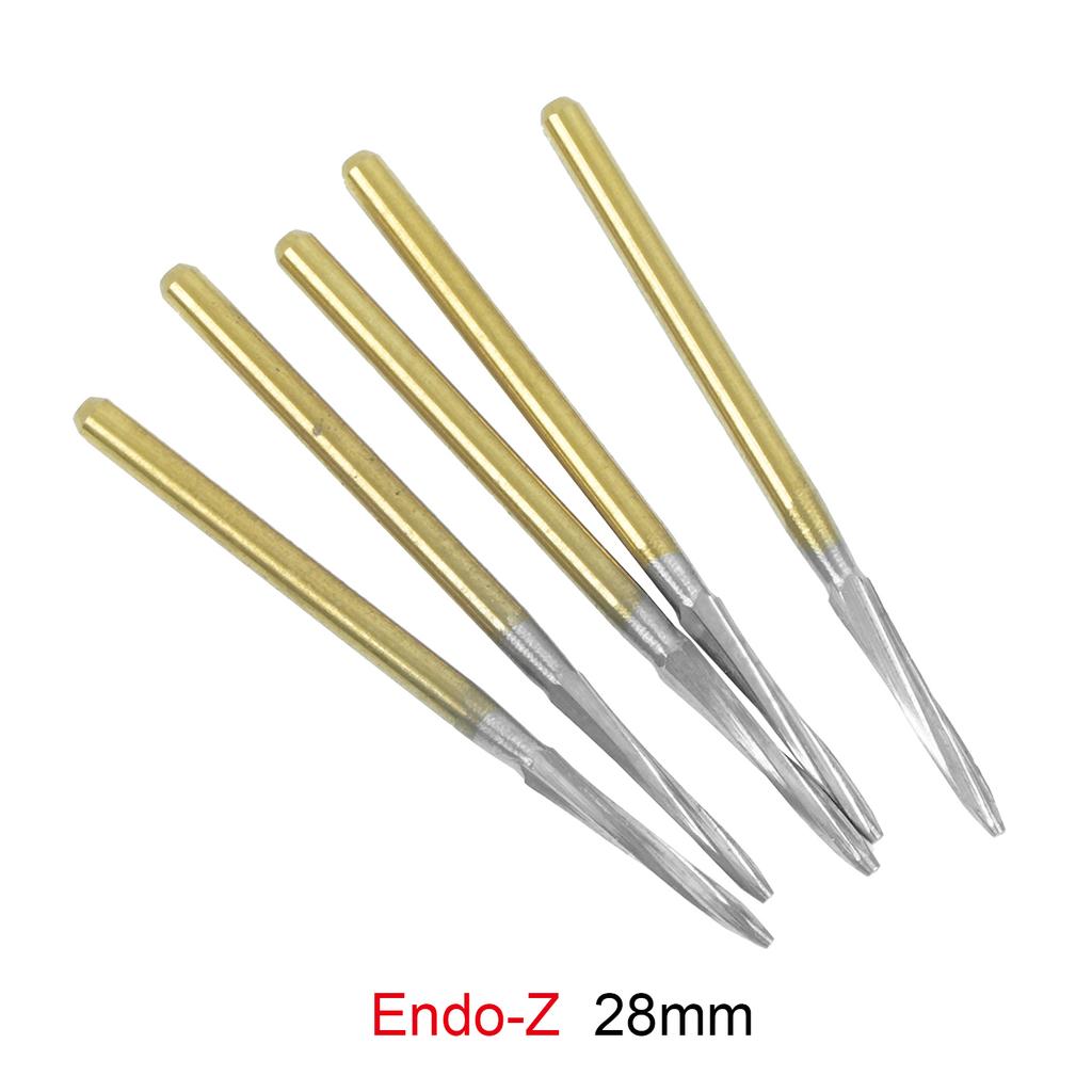 5 ks Série FG Zubní Endo Z Karbidové Vrtáčky Vrták Zekrya Extrakce Zubů Pro Vysokorychlostní Násadec Nástroj Zubního Lékaře