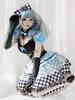 Milky Time Alice In Wonderland Halloween Adult Cosplay Costume, Gothic Lolita Maid Outfit, Women's Dark Alice