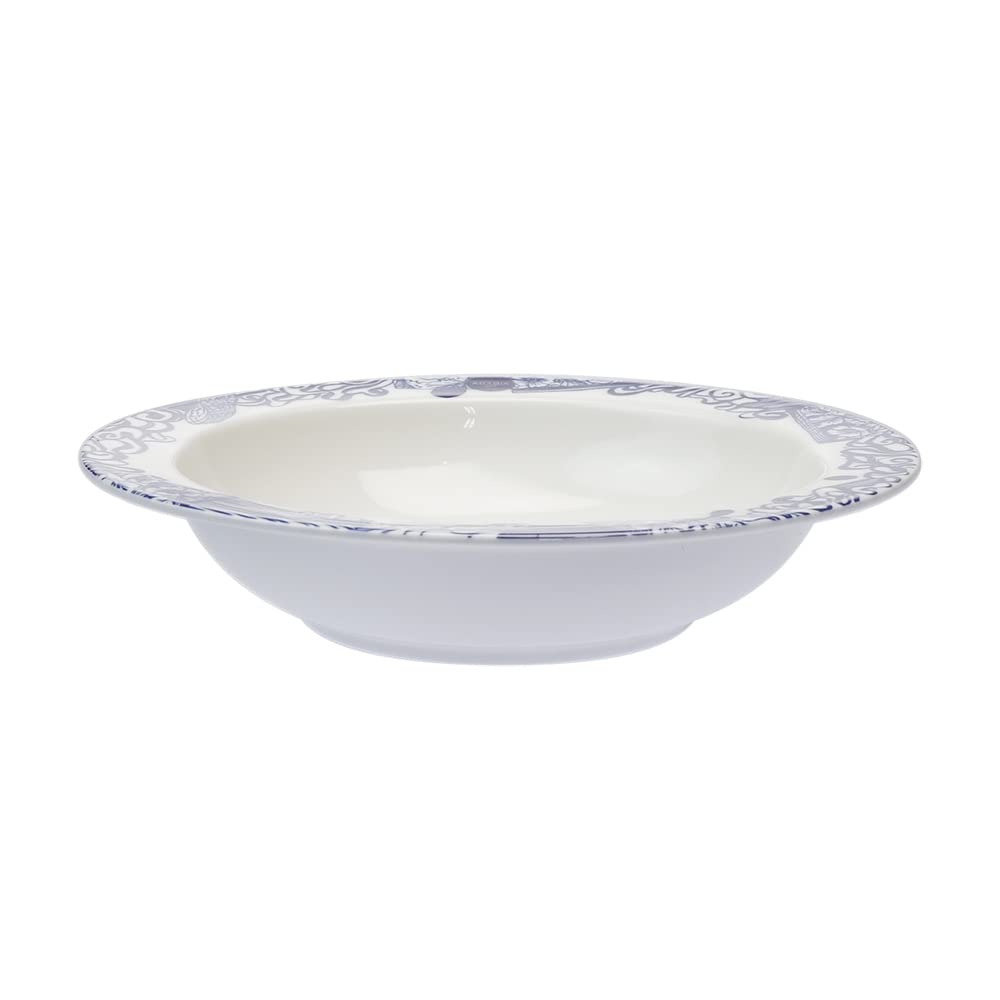 ARABIA 24h Piennar Plate, Deep, 22cm, Blue [Parallel Import]
