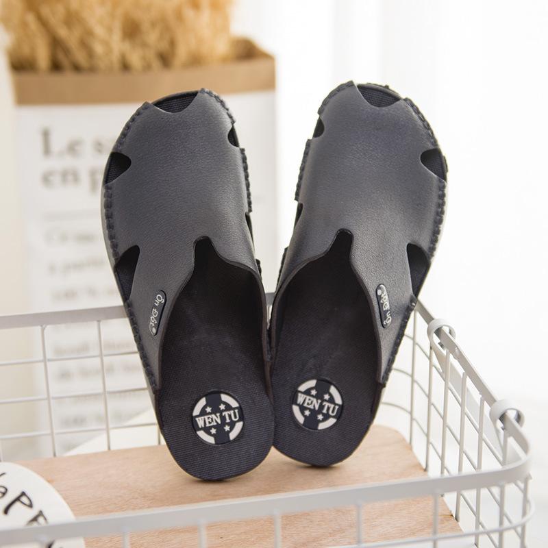 

Вьетнамские вдохновения: Обувь унисекс Hole для пар, пляжные шлепанцы для мужчин и женщин, летние товары первой необходимости 45 темно-синий