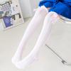 Summer Girls Over Knee High Socks For Kids Children Bowknot Mesh Breathable Long Tall Japanese Style Princess Socks
