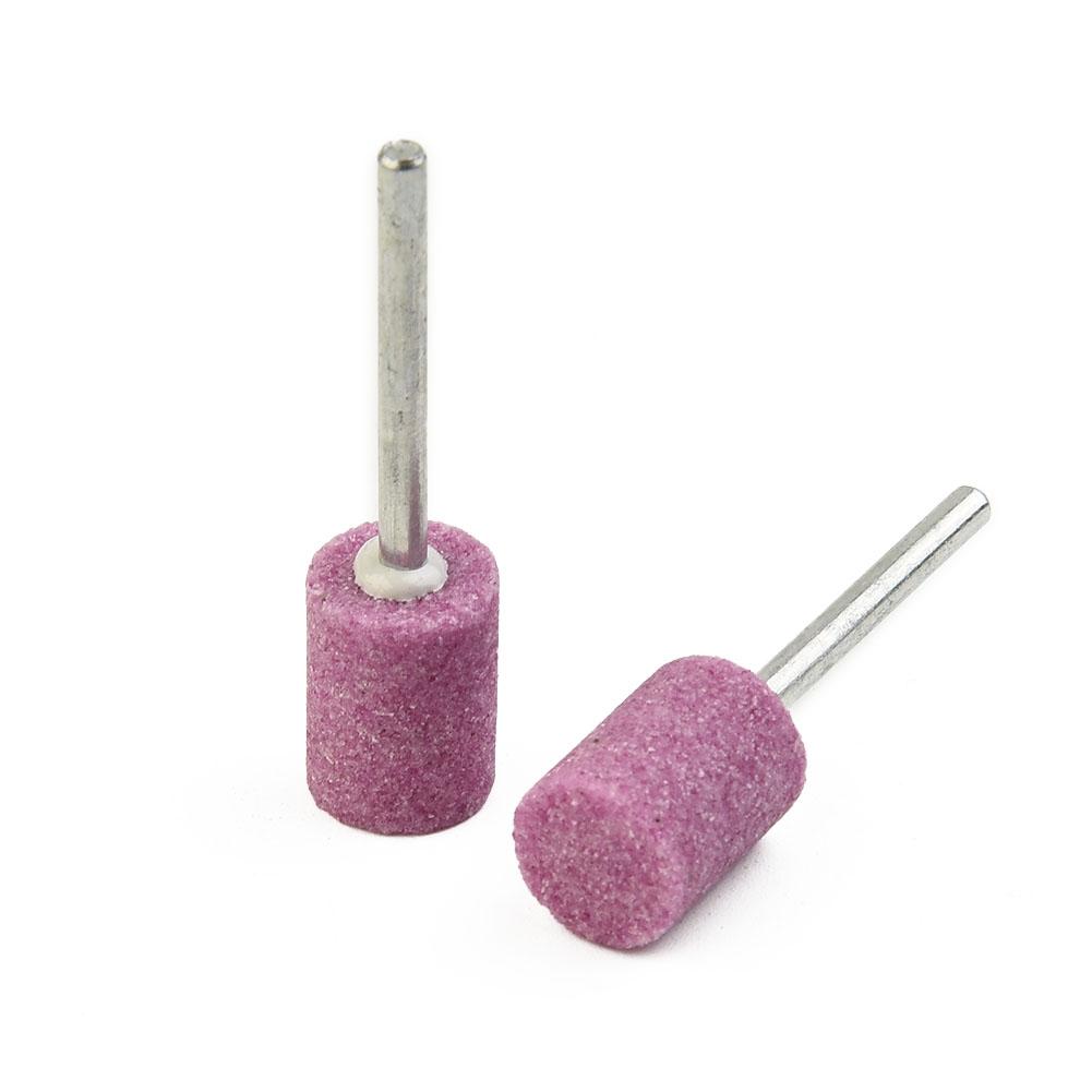 Chrome Corundum Abrasive Mounted Stones High Hardness Wood 12mm Cylinder