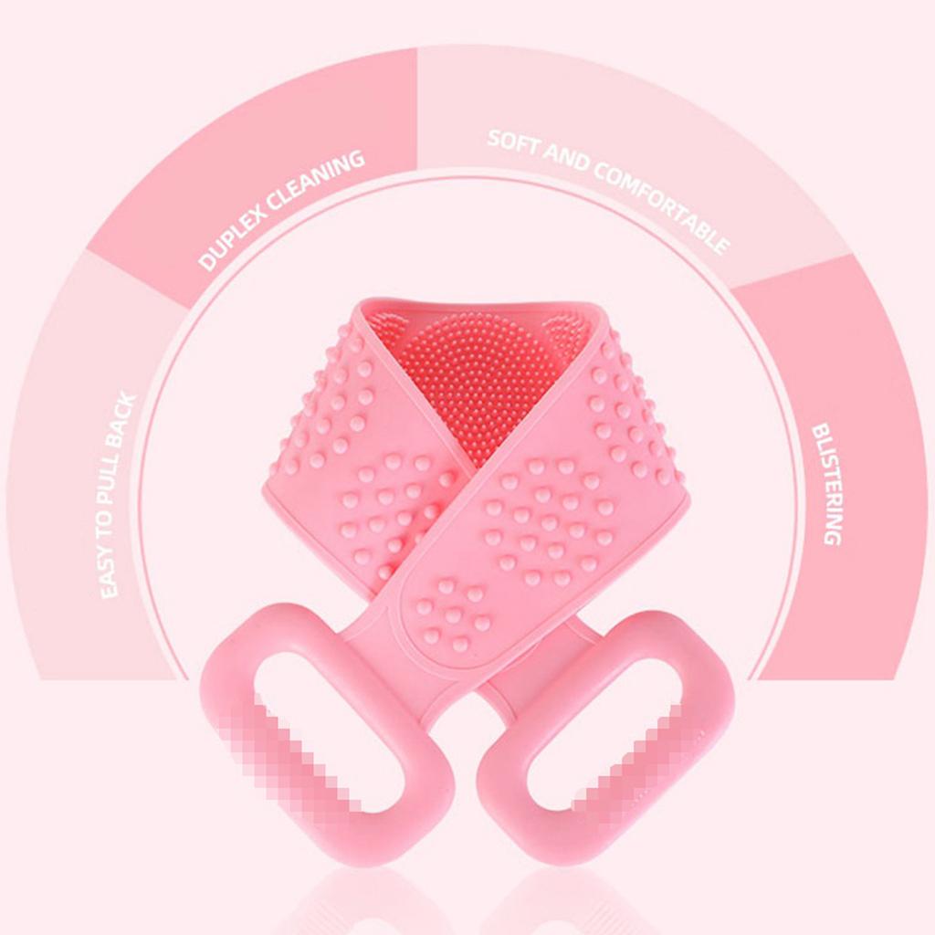 Esfoliantes de Costas de Silicone Forte Dupla Face Toalha Esfoliante para Lama e Cinzas