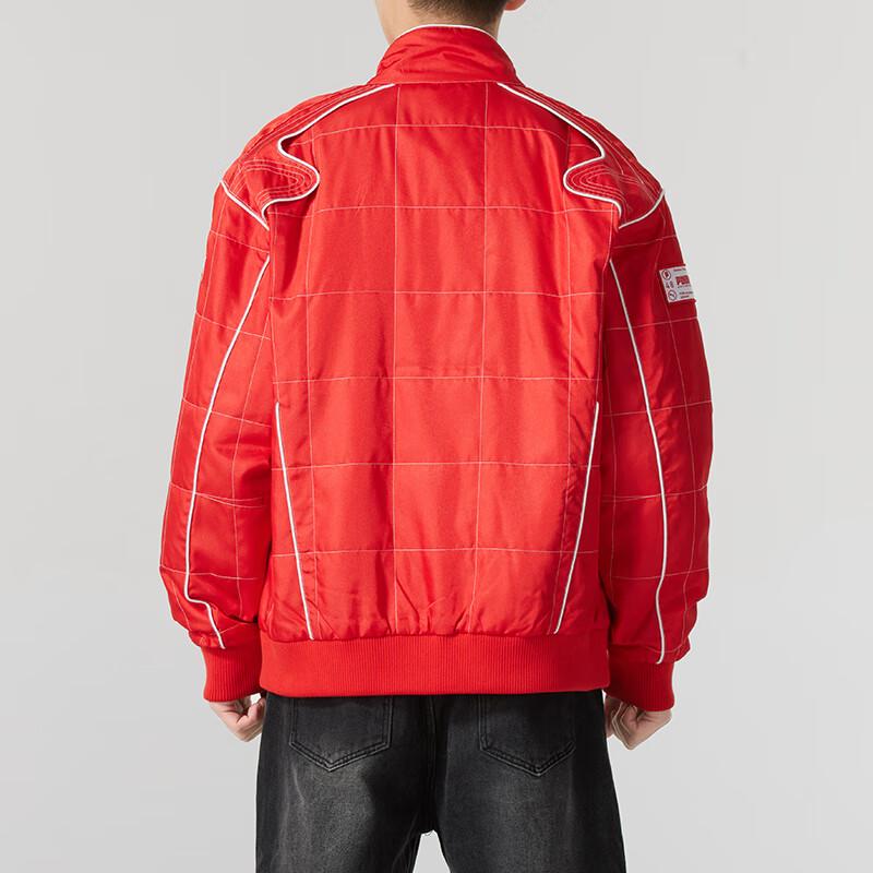 PUMA Unisex BEYOND THE SPEED Woven Racing Jacket Red 631974-11