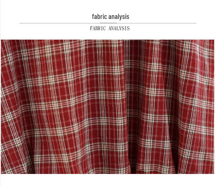 2025 Autumn/Winter High Waist Slimming Plaid Skirt - Mid-Length Japanese Style
