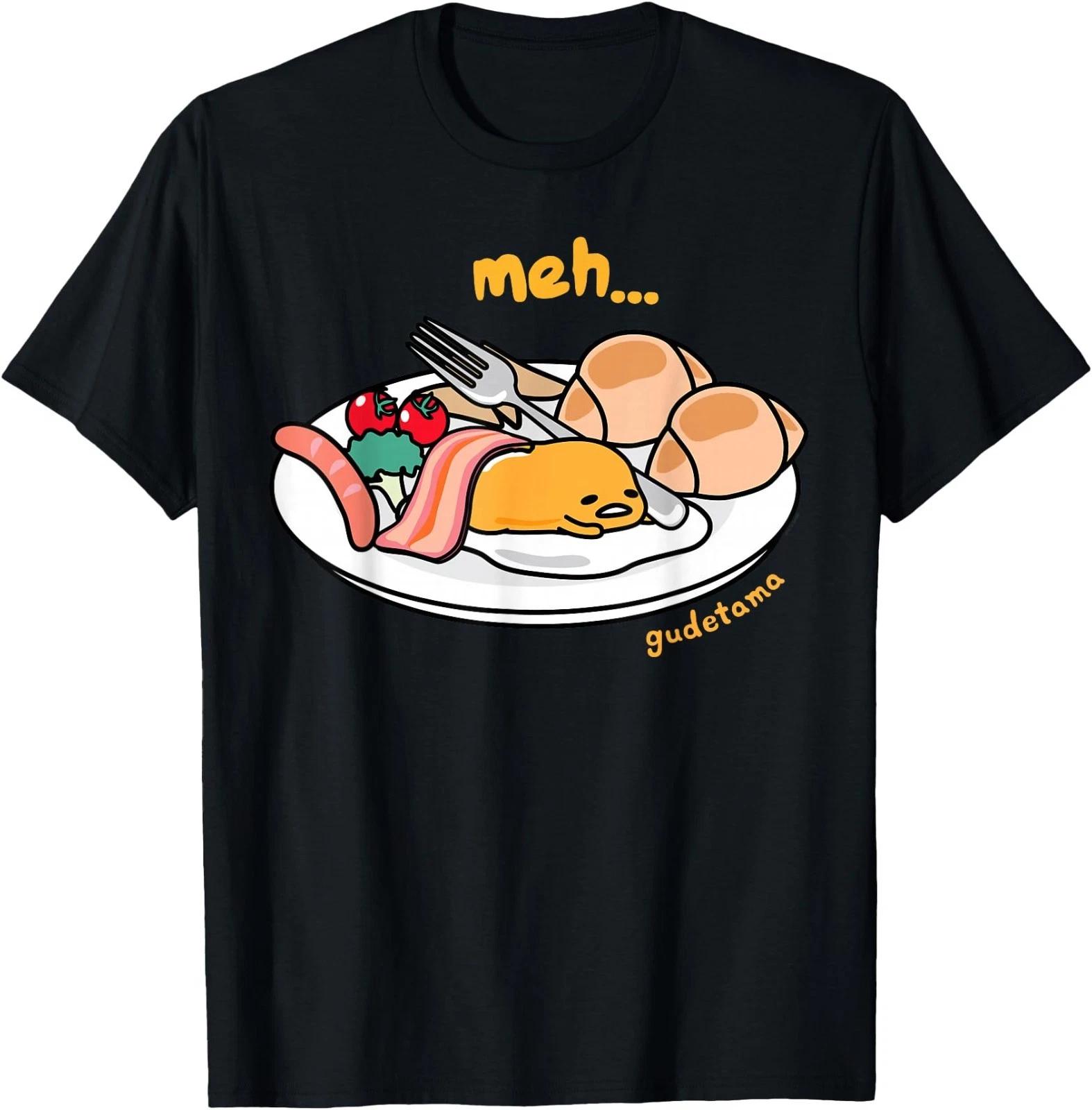 Футболка Gudetama Meh Завтрак XL