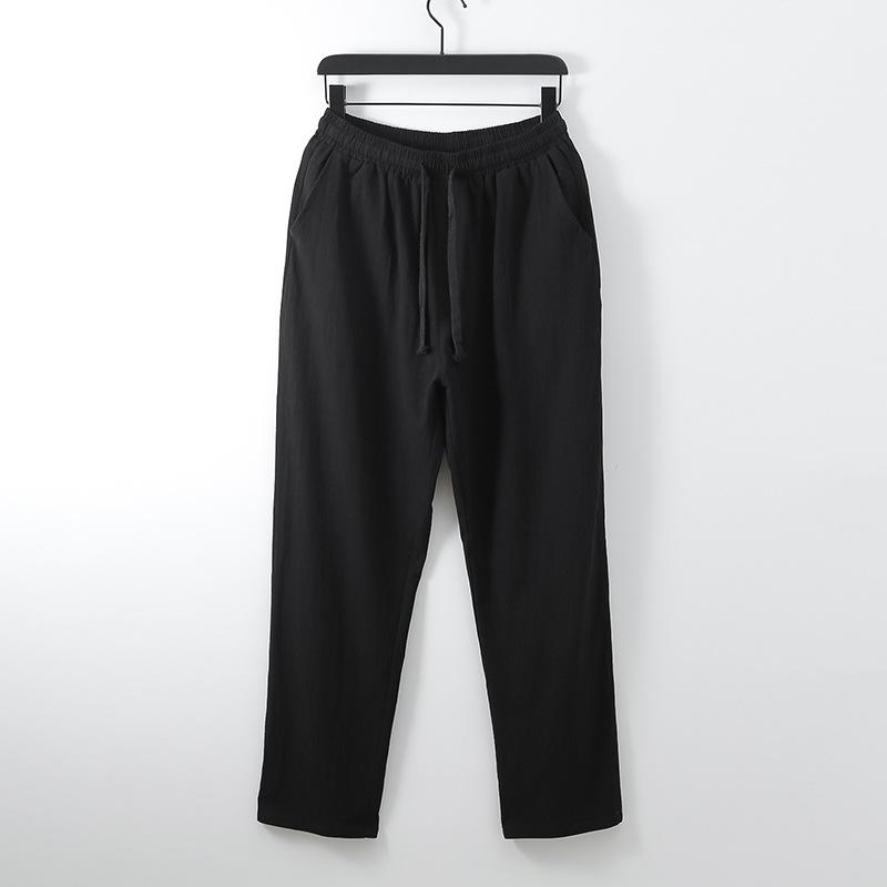 Hosen Sommer Herren Hose mit weitem Bein, übergroße Joggerhose, männlich, Übergröße, lockere Hose