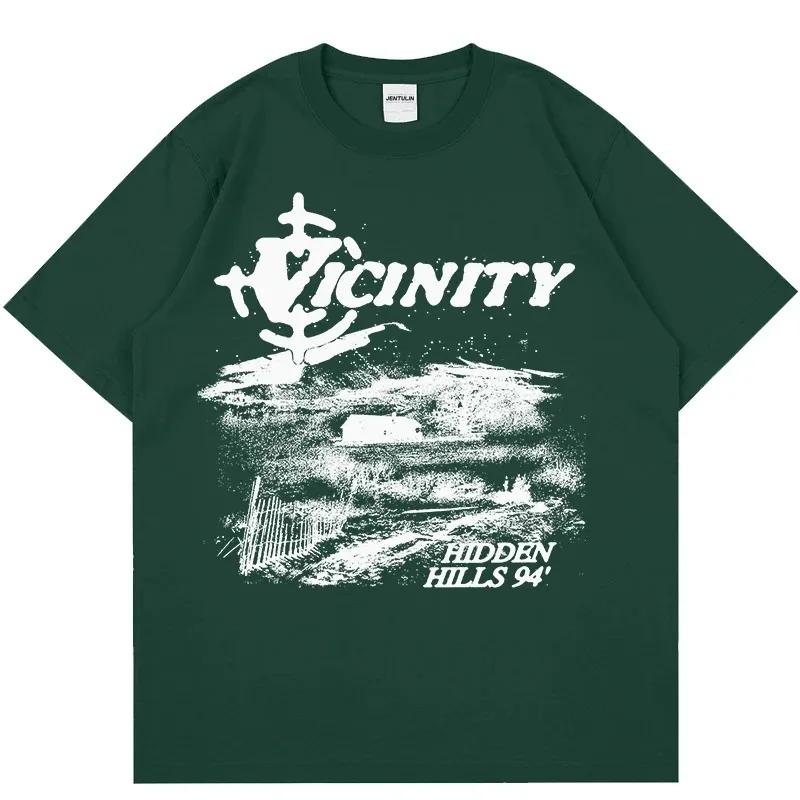 

Хараджуку Корейська Оверсайз Чоловіча Футболка Готичний Хіп-Хоп Естетичний Графічний Принт Y2K Ретро Одяг Вулична Мода Літні Футболки XXXXXL фуксія