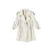 Early Spring Simple Casual Style Daily Versatile Adjustable Small Trench Coat