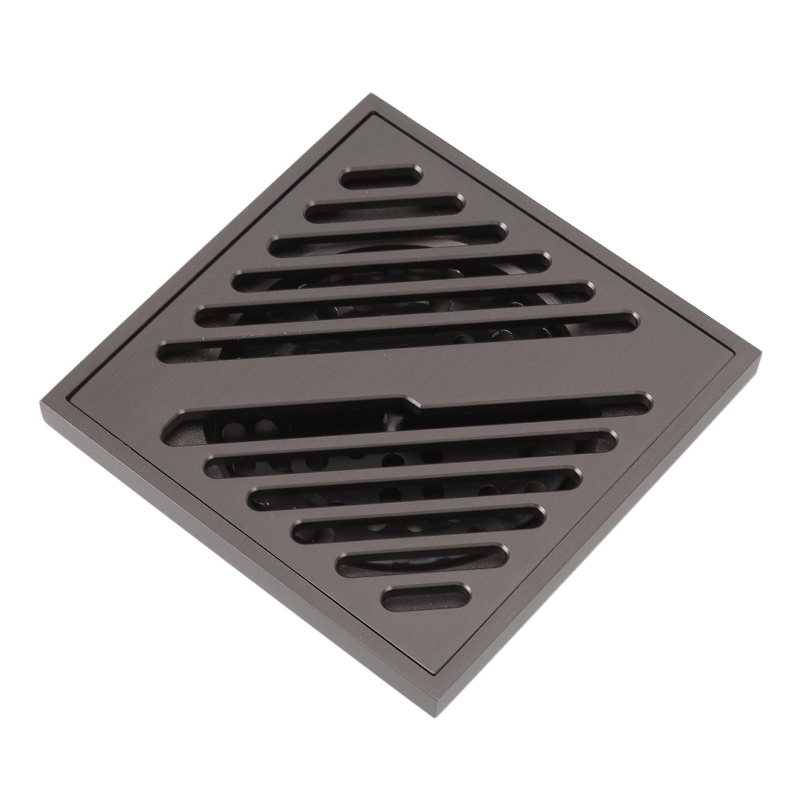 

Square Shower Floor Drain Extra Thick Stainless Steel Bathroom Floor Drain for Home Kitchen Accessories Gray