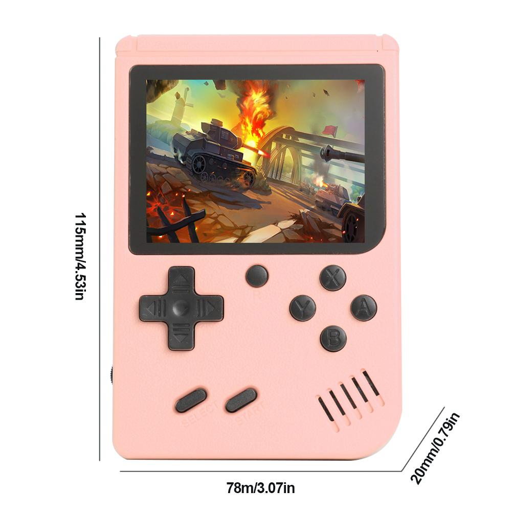 Retro Mini Handheld Game Console Built-in 400/500/800 Game 3 Inch TFT Screen Classic Handheld Game Player 1020mAh for Children