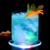 Super Thin LED Cup Coaster Colorful Cocktail Coaster Light Emitting Drink Coaster  Stall Light