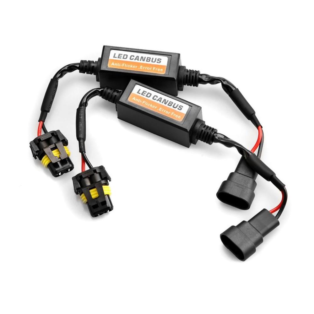 Error Free Resistor Anti-Flicker Harness Bulbs Resistor LED Decoder H1 H4 H7 9005 9006 9012 LED Adapter Warning Error Canceller