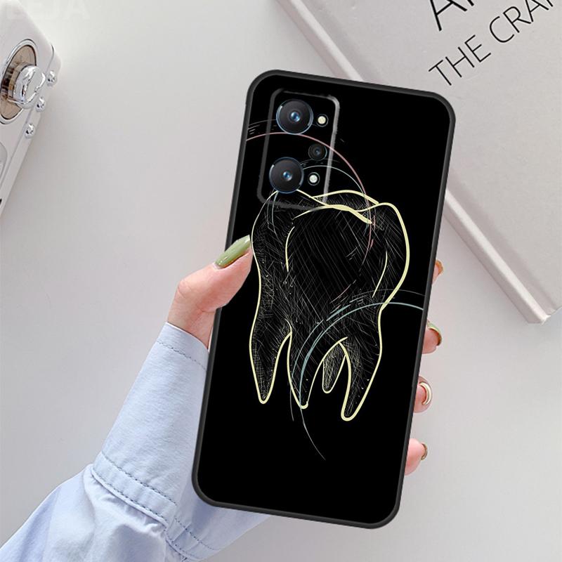 Zahnarzt Zahnmuster Für OnePlus 10 9 Pro 9R Nord2 Hülle Für Realme GT Neo 2 3 Master 8i 9i 8 9 Pro Plus Hülle