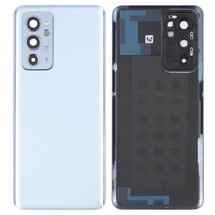 

For OnePlus 9RT 5G OEM Battery Housing with Adhesive Sticker+Camera Lens Cover Silver