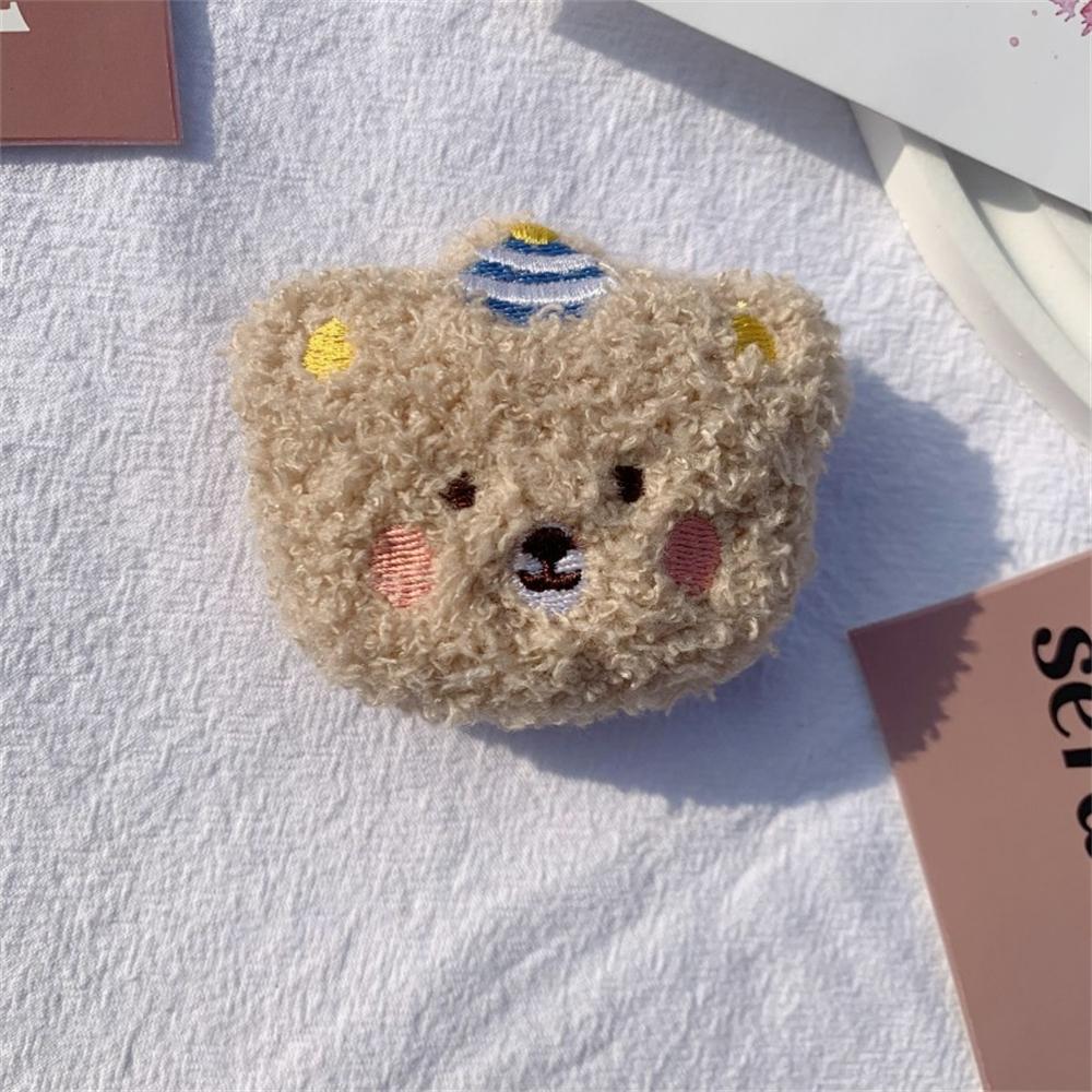 Cute Teddy Bear Brooch Plush Bear Doll Pins For Women Girls Scarf Backpack Water Cup Hanging Accessories