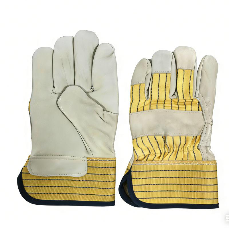 

B-grade Heat-resistant Cowhide Welding Gloves - Durable, Insulated, Wear-resistant Protective Gear for Hand-held Welding.