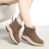 Fashion AIYUQI Snow Boots Women Sheepskin Fur Integration Thick Wool Warm Winter Boots Women Genuine Leather Anti-slip Women Booties