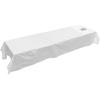 White Bedspread Massage Table Cover Sheet SPA with Face Breath Hole for SPA Tattoo Massage Table Hotels White 220x117cm. White Fitted Sheet