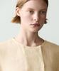 Masimodutti Linen Bib Detail Fluid Blouse