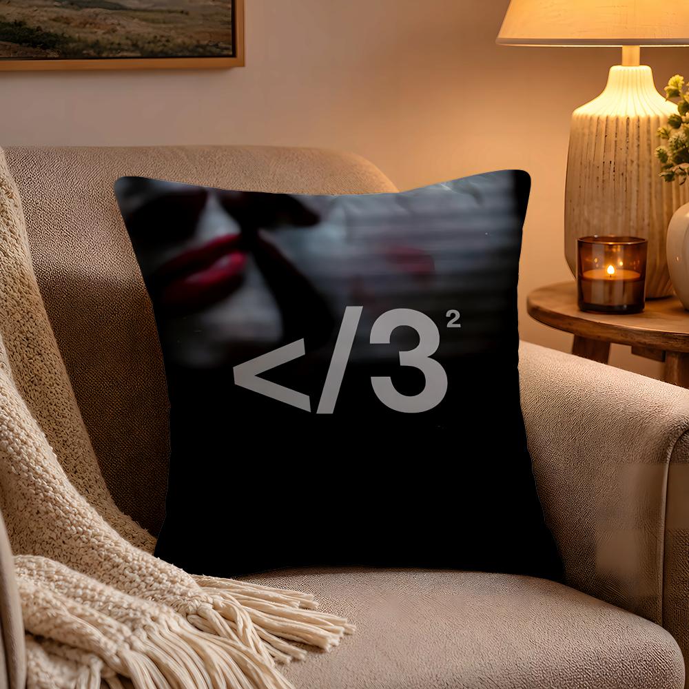 Rapper DDestroy Lonely Cushion Cover Soft Plush Cushion Cover Double Print And Invisible Zipper For Sofa Home Car Use