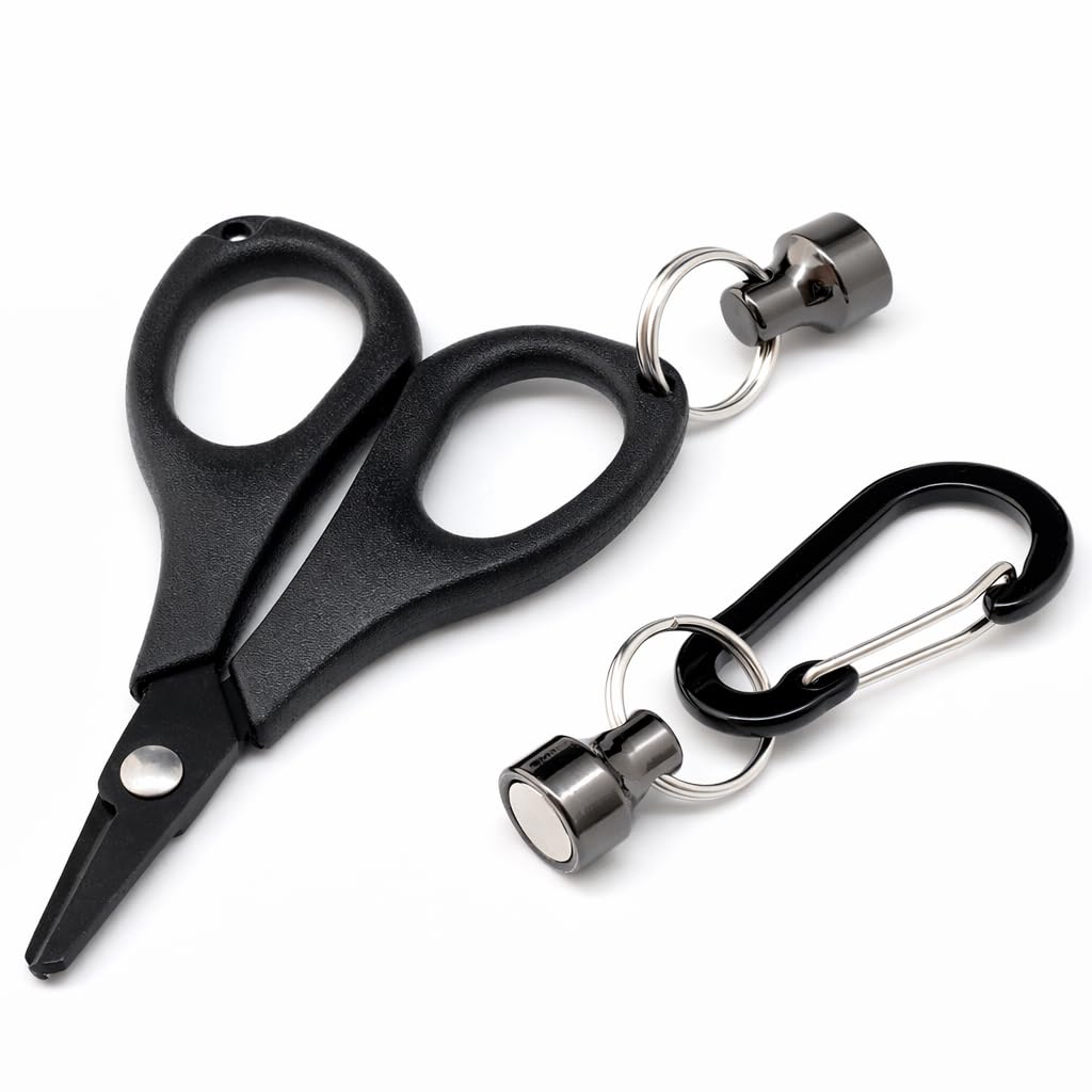 [TUNUKE] PE Line Cutter, Fishing Scissors, Titanium Coating, Rust Resistant,