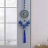 Wall Decor Feng Shui Hanging Bell Flower Plate Blue Eye Wind Chime  Courtyard Decoration