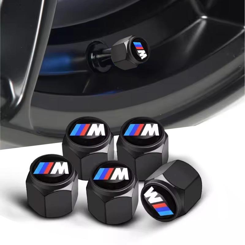 5pcs Car Wheel Tire Valve Caps Tyre Rim Stem Covers Airdust For BMW X1 X2 X3 X5 X4 X6 X7 M3 F20 F10 F07 E70 E46 E90 M3 M5 M6 E87 GX6