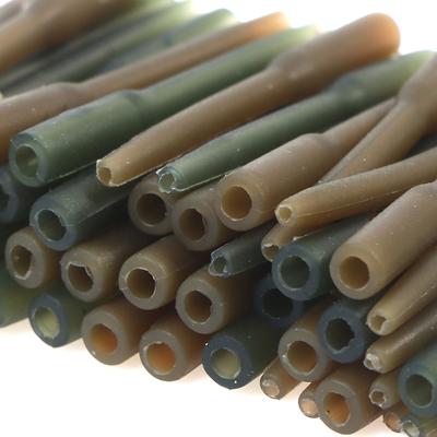 50Pcs 30Mm Anti Tangle Rubber Sleeves Connect With Fishing Hook Carp Coarse Carp
