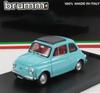 BRUMM 1/43 FIAT 500R 1972-1975 Closed Roof Butterfly Turquoise