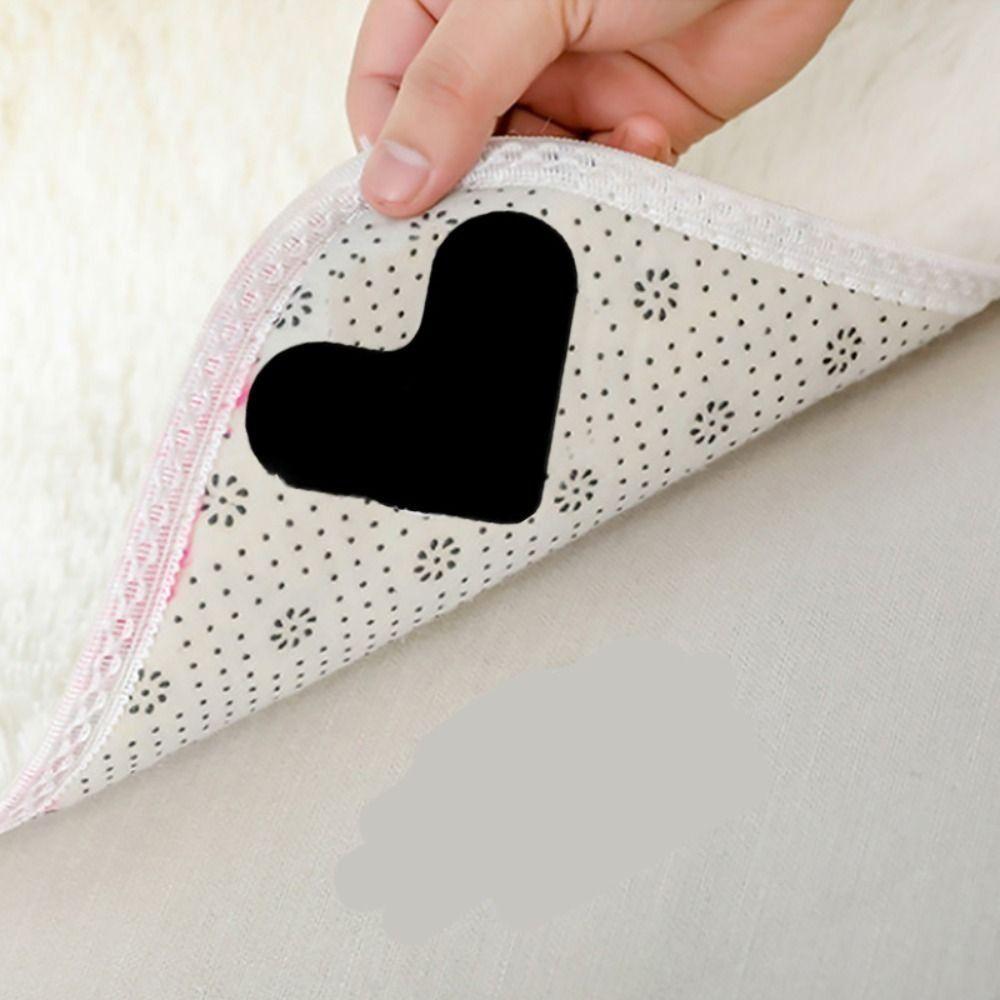 4Pcs Strong Adhesive Non-slip Carpet Stickers Reusable Traceless Self Adhesive Rug Stickers Multifunctional Mult Shapes