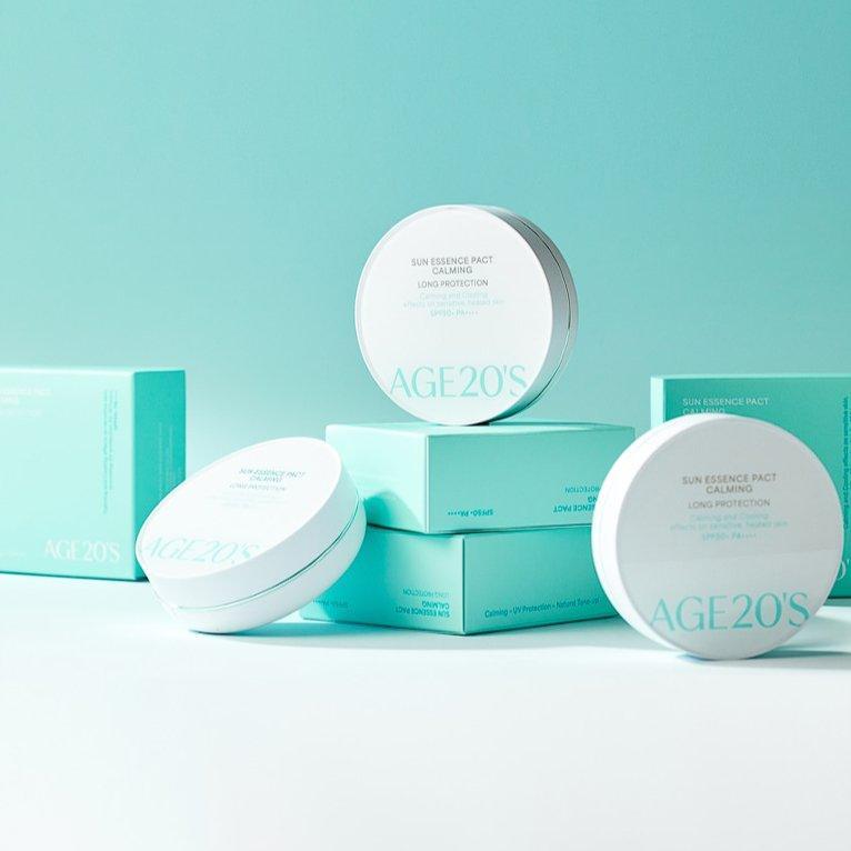[AGE20's] Sun Essence Pact Calming Long Protection SPF 50+ PA++++ 12.5g