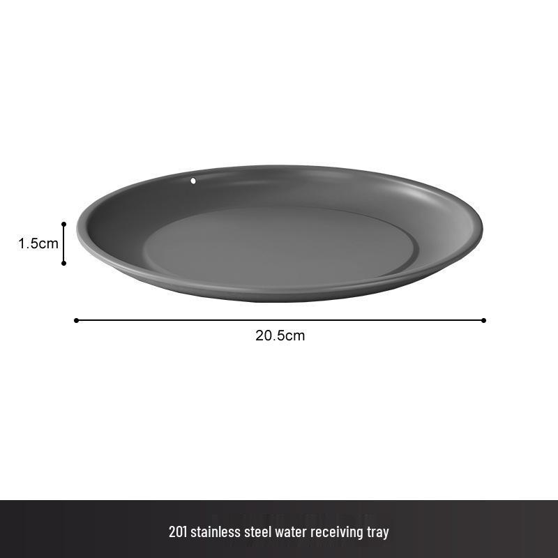 Stainless Steel Rotating Cup Holder & Draining Rack for Countertop