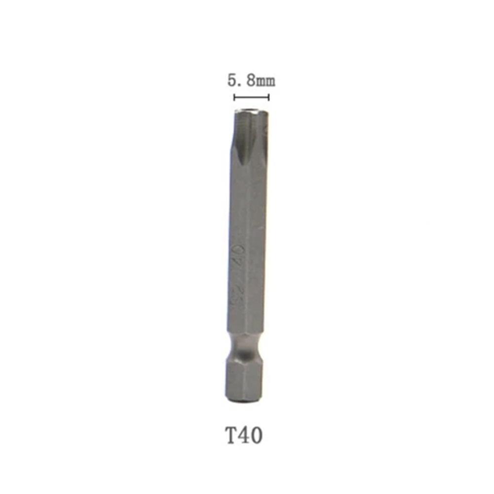 1/4 Hexagon Shank Screwdriver Bit Knockout Head With Hole