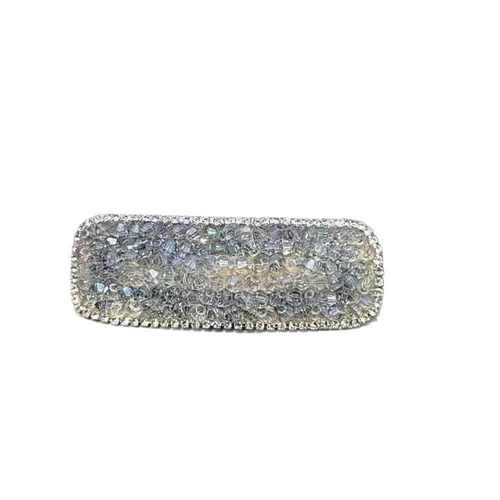 Fresh Rhinestone Crystal Sparkling Hair Clips, Bang Clips, Fashionable Side Clips, Bb Clips, Hair Accessories
