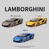 1/18 Lambor Car Model Alloy Diecast Boys Toy SIAN FKP37 Supercar High Simulation 4 Door Opened with Light Collections Kids Toy